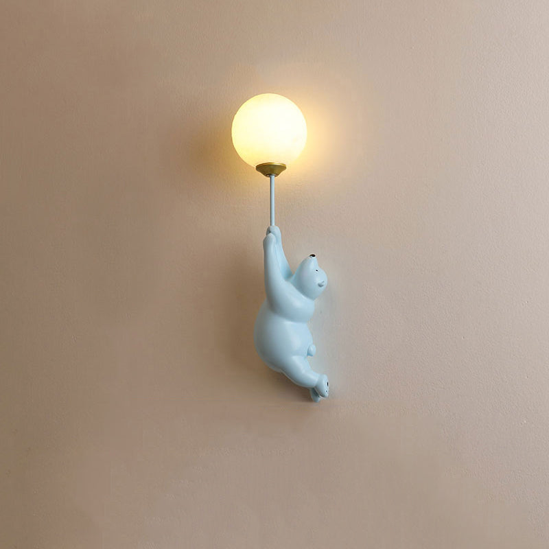 Skorter | Teddy LED Wall Lamp White/Blue/Pink