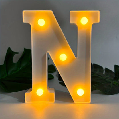 Skorter | AlphaGlow - LED Decorative Letter Light with Battery Operation
