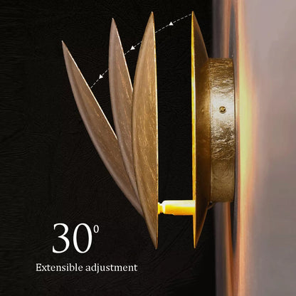 Skorter | GoldVeil - Nordic Modern Creativity Bedroom Eclipse LED Art Wall Sconce Lamp