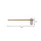 Wood Slim Linear Vanity Light Fixture Minimalism 16"/19.5"/23.5" Long LED Beige Wall Sconce Lamp for Bathroom