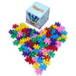 Skørter | 100 Pieces Building Plates Set - Multicolored Interlocking Building Blocks