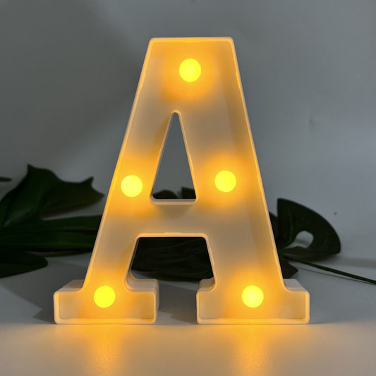 Skorter | AlphaGlow - LED Decorative Letter Light with Battery Operation