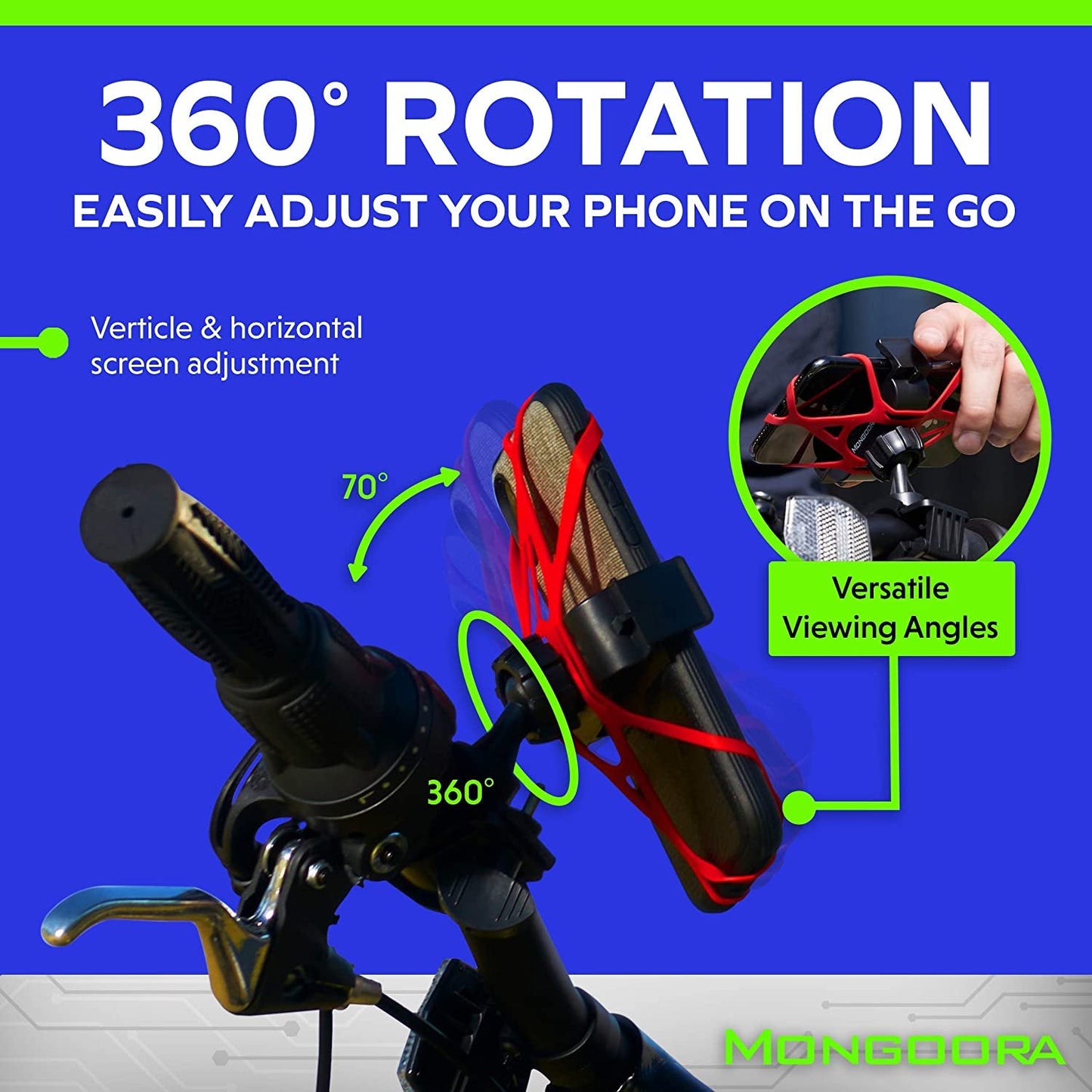 Skorter | Bike and motorcycle mount for phone - 3 bands