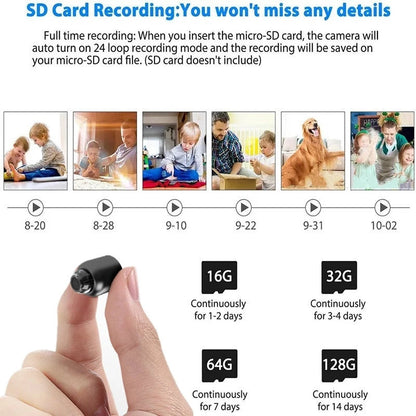 Skorter | Mini Wireless Spy Camera - Hidden CCTV, WiFi, Outdoor Security, Motion Detection