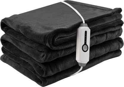 Skørter | Heated electric throw blanket, cozy flannel warming blanket with 4 heat levels