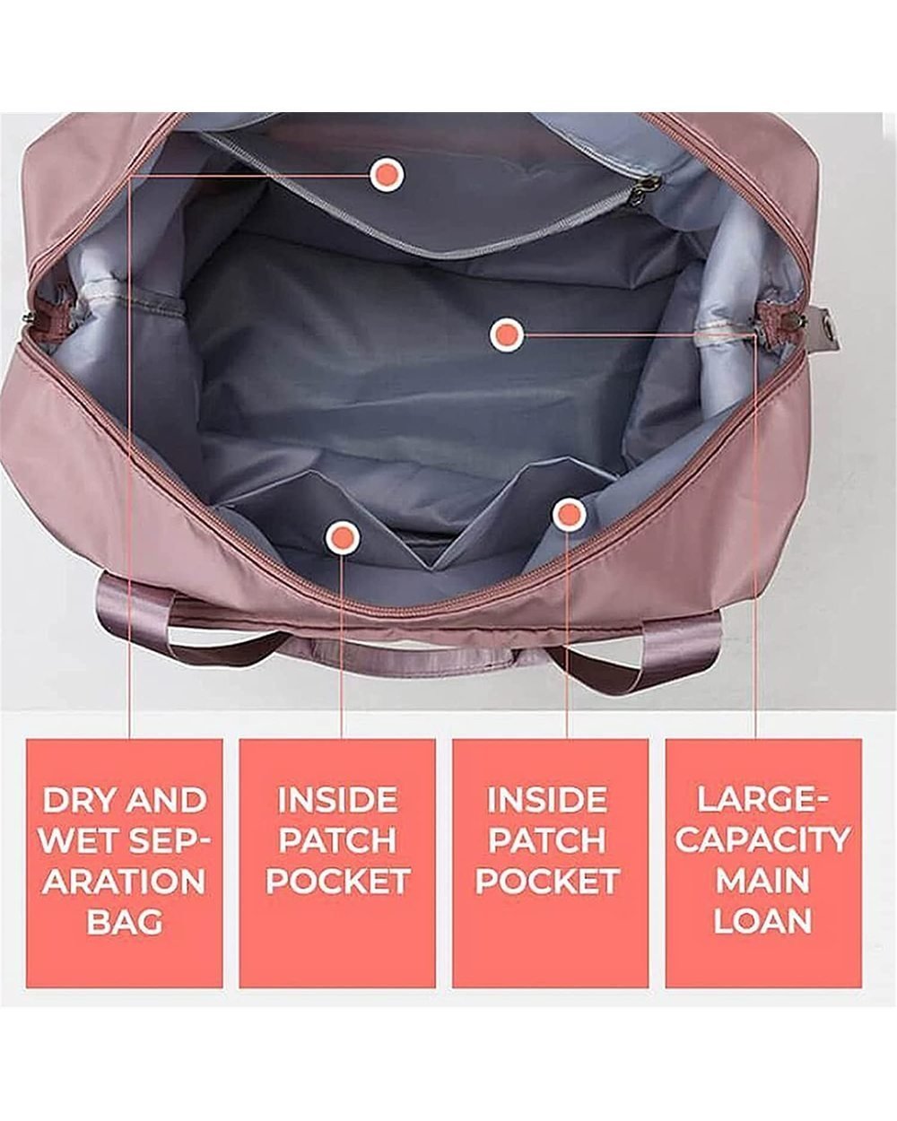 Skorter | Collapsible Waterproof Large Capacity Travel Handbag