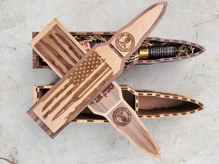Skorter | 2nd Amendment wooden box