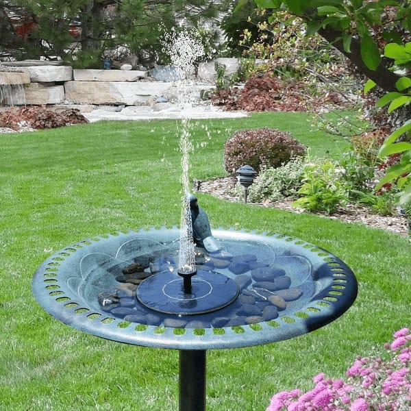 Skorter | Solar Bird Bath Fountain – Relaxing Garden Water Feature with Soothing Sounds
