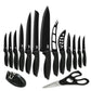 Skørter | 15-piece Kitchen Knife Set - High carbon stainless steel, non-stick coating, rust-resistant, ergonomic handles