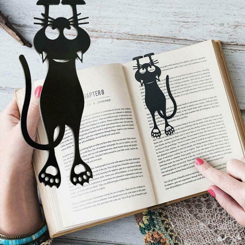 Skorter | Curious Cat Bookmark- Locate Reading Progress With Cute Cat Paws