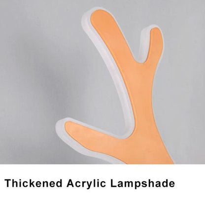 Skorter | Geweiglow - Simple Geweiformed Wall Lamp With 1 LED Arm