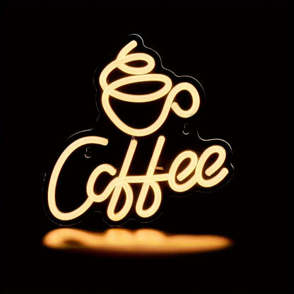 Skorter | Neon LED Coffee Sign for Kitchen or Café Wall