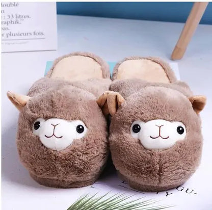 Skorter | Fluffy Alpaca Slippers