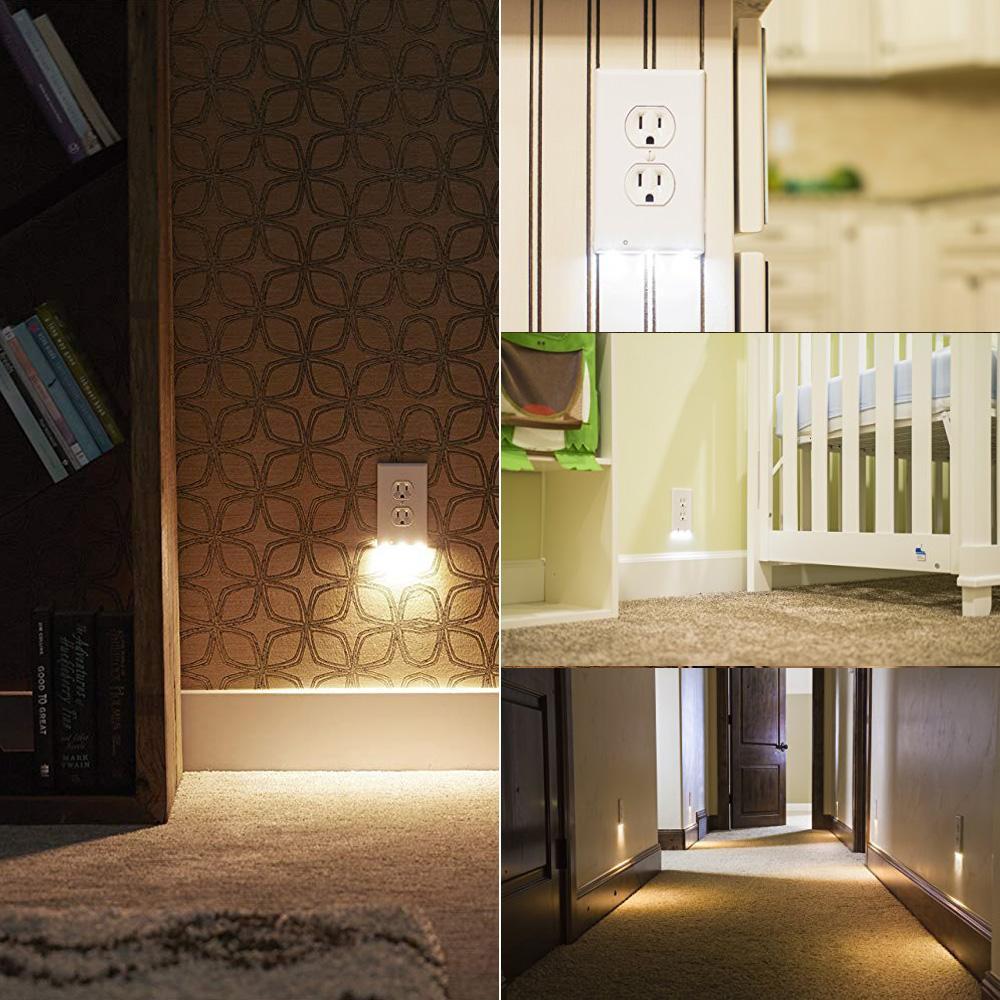 Skorter | Outlet wall plate with LED night lights