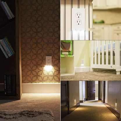 Skorter | Outlet wall plate with LED night lights