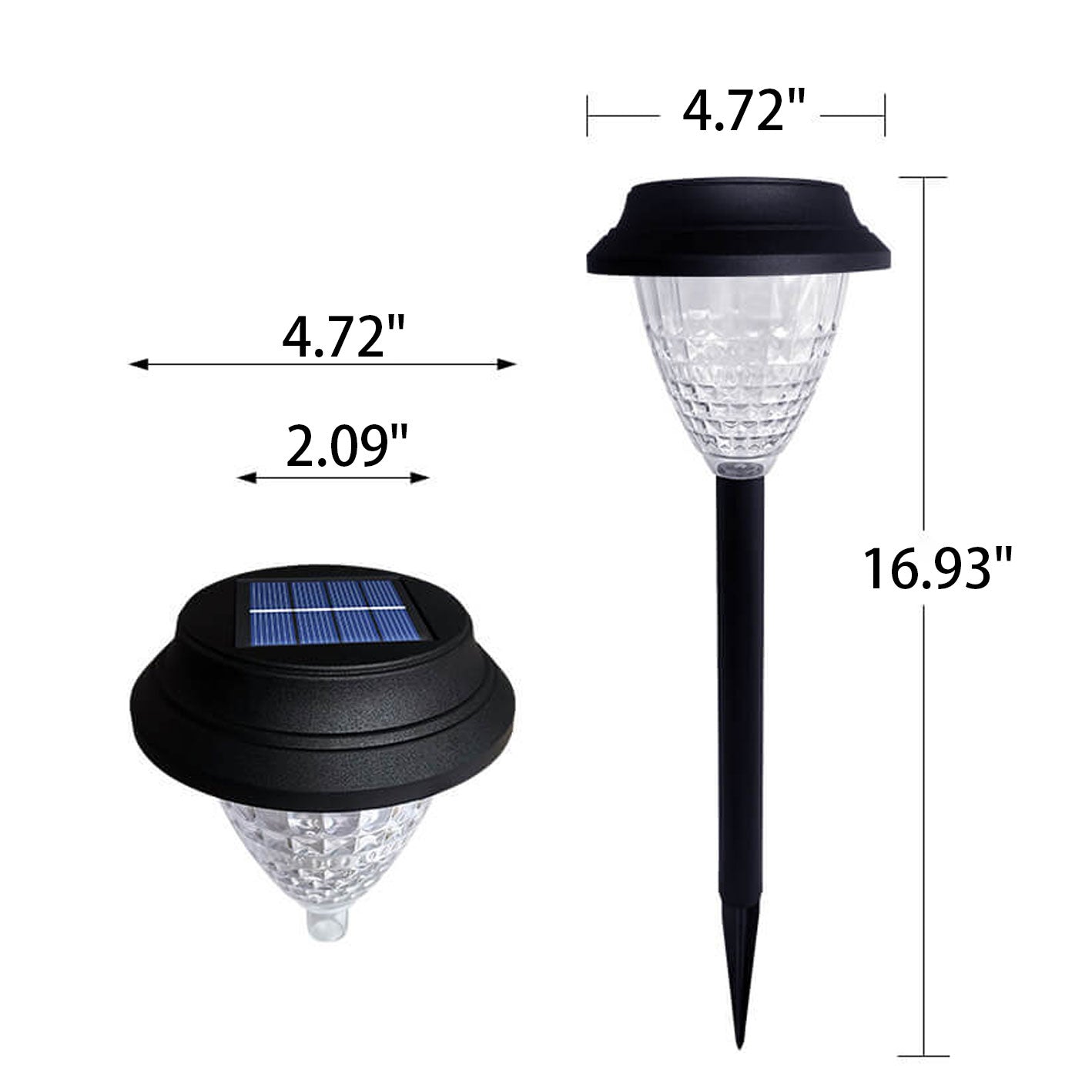 Skorter | Solar waterproof circular divergent light shadow design LED outdoor garden decorative light