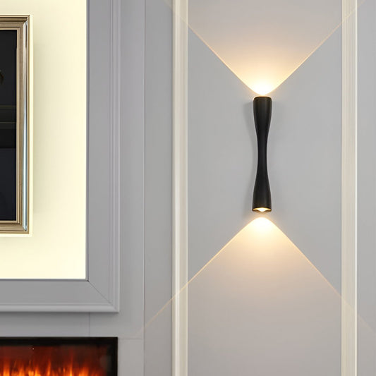 Skorter | LumiBriljant - LED Up and Down Wall Lamps in Modern Metal Finish