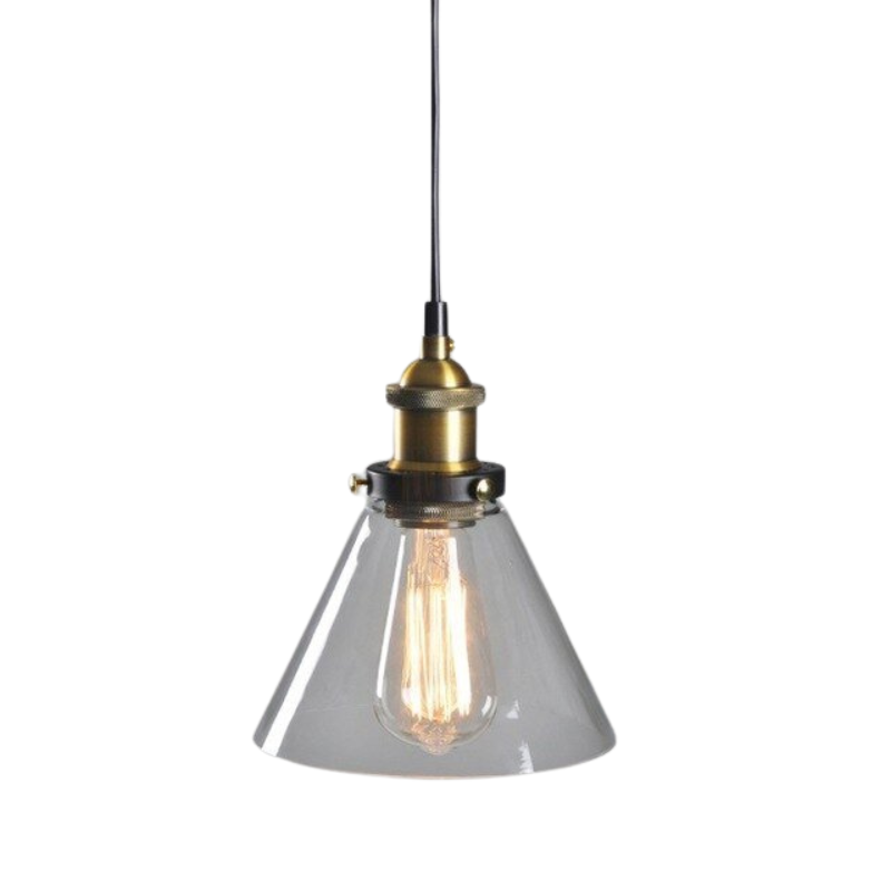 Skorter | GlassHaven – Elegant Industrial Pendant Lamp