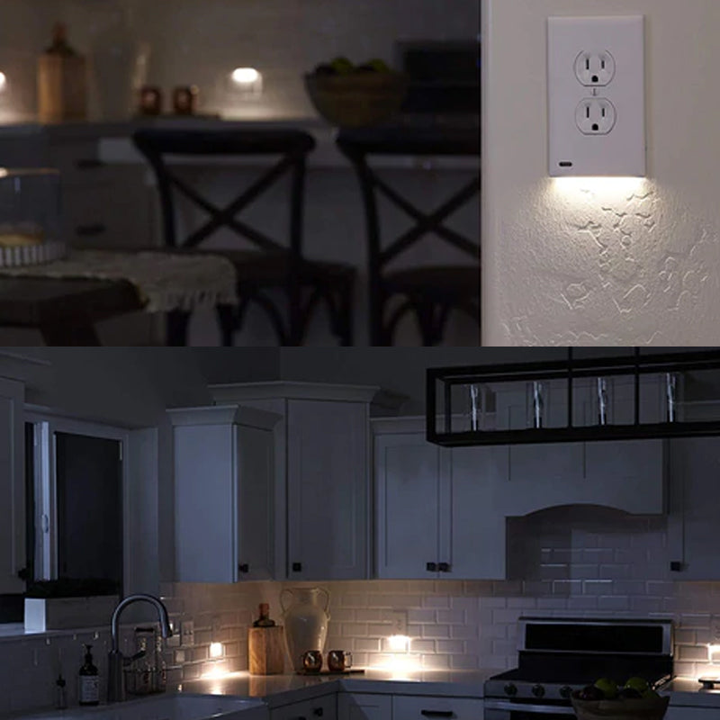 Skorter | Outlet wall plate with LED night lights