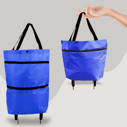 Skorter | 2-in-1 Foldable Shopping Bag with Wheels