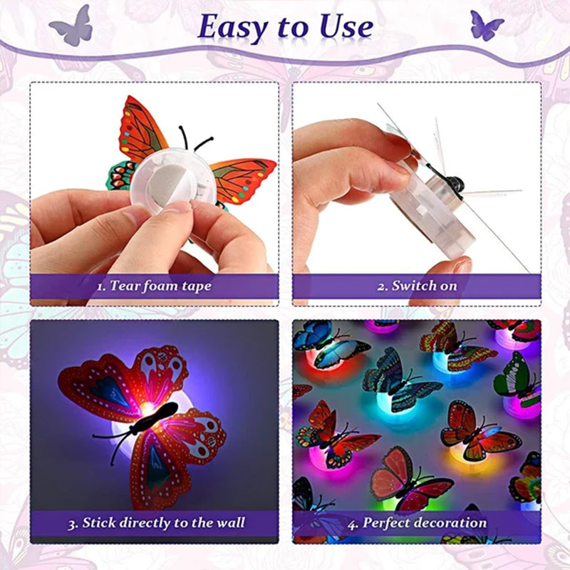 Skorter | 3D LED Butterfly Decoration Night Light