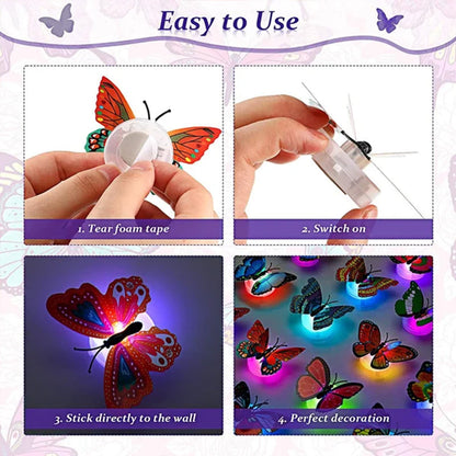 Skorter | 3D LED Butterfly Decoration Night Light