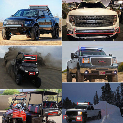 Skorter | 5 Inch Amber White Light Strobe Work Light Pods