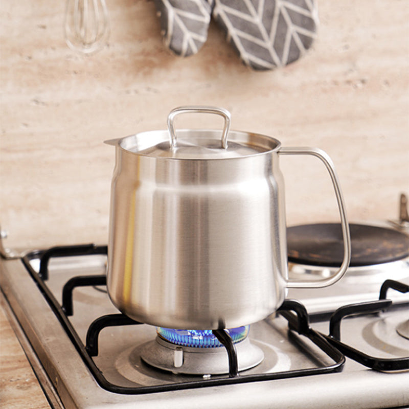 skorter | 2-In-1 Stainless Steel Multifunctional Oil Filter Pot