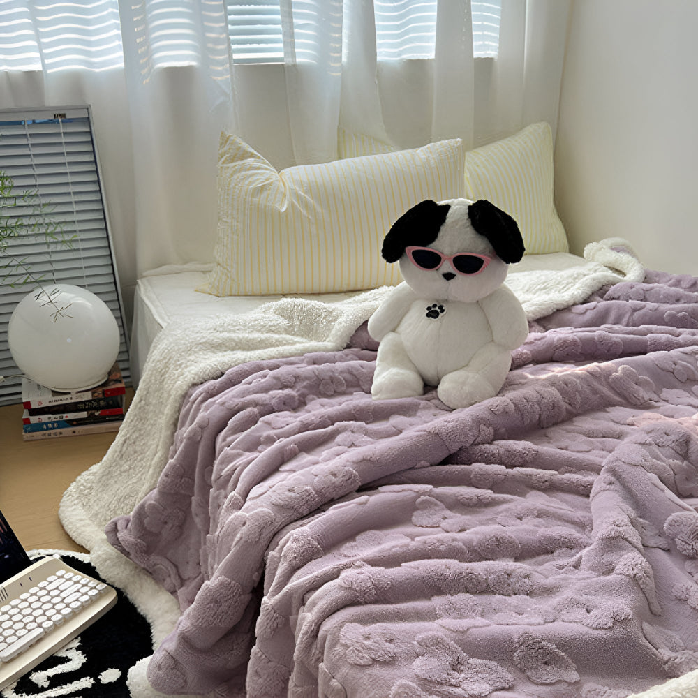 Skorter | Cloud Flower Snuggle Blanket