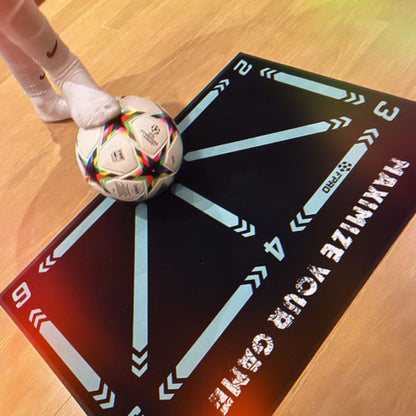 Skorter | Football Pro Training Mat | Anti-Slip, 2x2m Size & Video Program for Skill Enhancement and Home Training