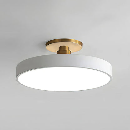 Skorter | Modern LED Semi Flush Mount Ceiling Light | Energy-Saving. Durable Design for Hallway. Dining Room & Living Room