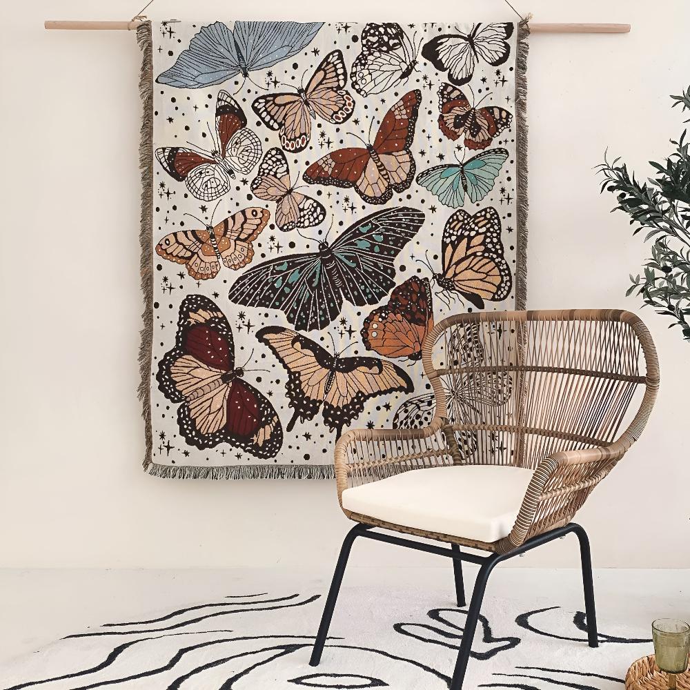 Skorter | Butterfly Garden Blanket