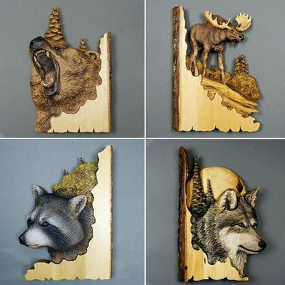 Skorter | Animal Carving Craft Wall Decoration