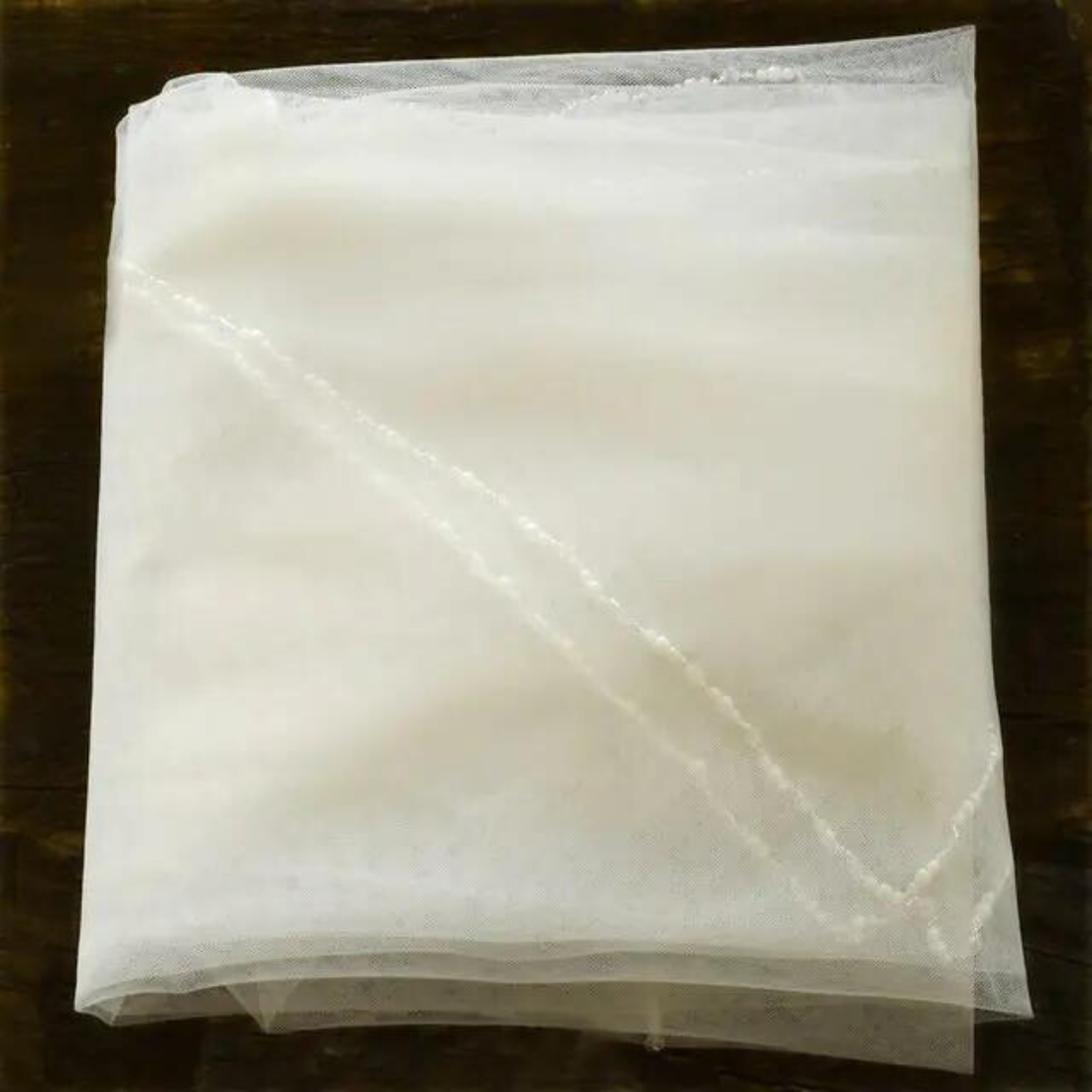 Skorter | Long Bridal Veil Crystal Pearls
