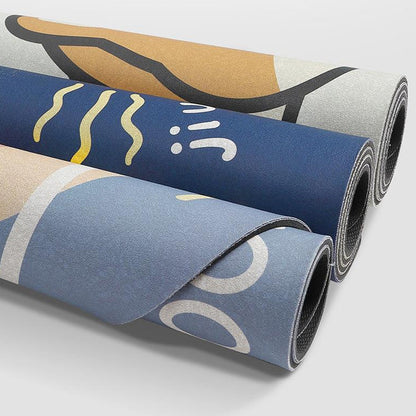 skorter | Cartoon Anti-Slip Bath Mat, Washable Quick Drying Antibacterial Foot Mat