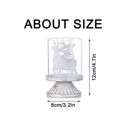 Skorter | 4-piece vintage antique pillar candlestick set