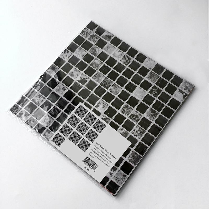 Skorter | Black Mosaic Creative Tile Stickers