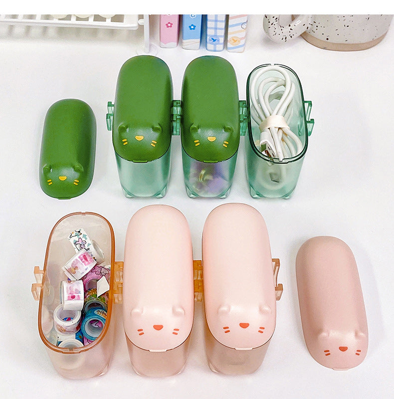 skorter | Cartoon Data Cable Storage Box