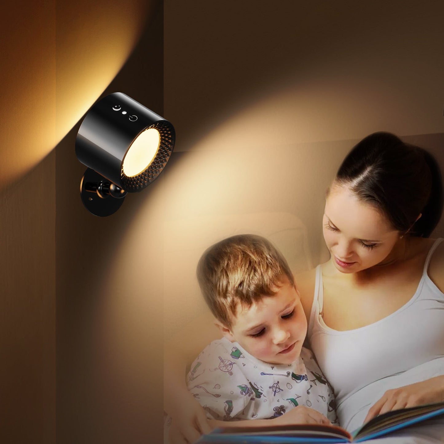 Skorter | Touch Controlled LED Wall Lamp Rechargeable
