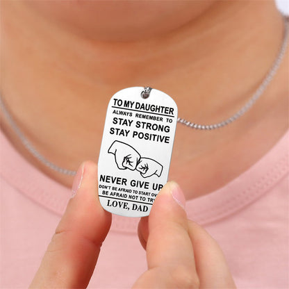 Skorter | English Alphabet Stainless Steel Necklace