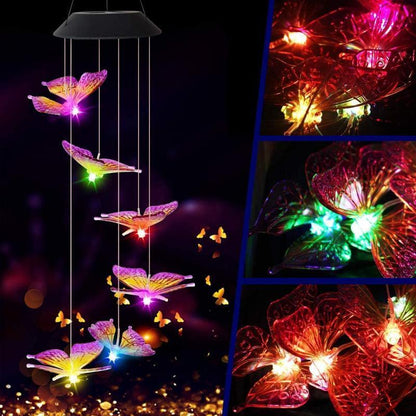 Skorter | Solar-powered butterfly lights