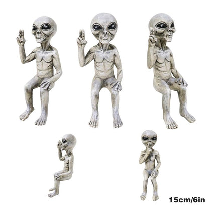 Garden Statue Alien