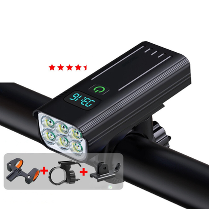 Skorter | 5000 Lumen USB Rechargeable Bike Light with Mounts