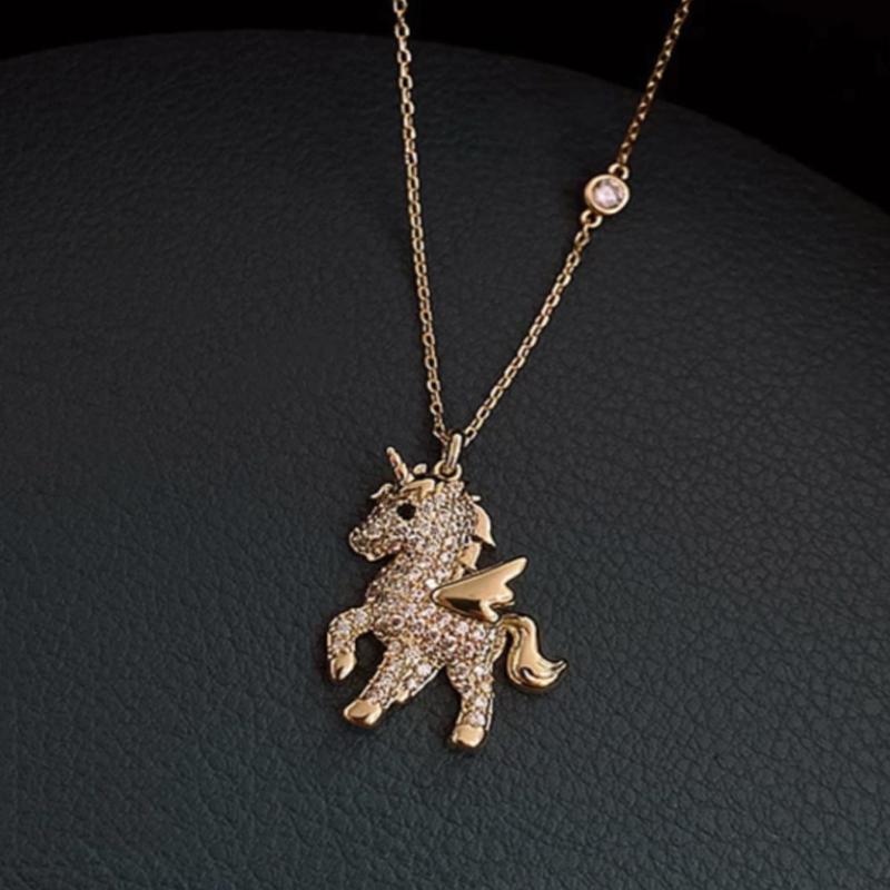 Skorter | Beautiful Angel Horse Pendant Necklace