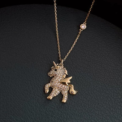 Skorter | Beautiful Angel Horse Pendant Necklace