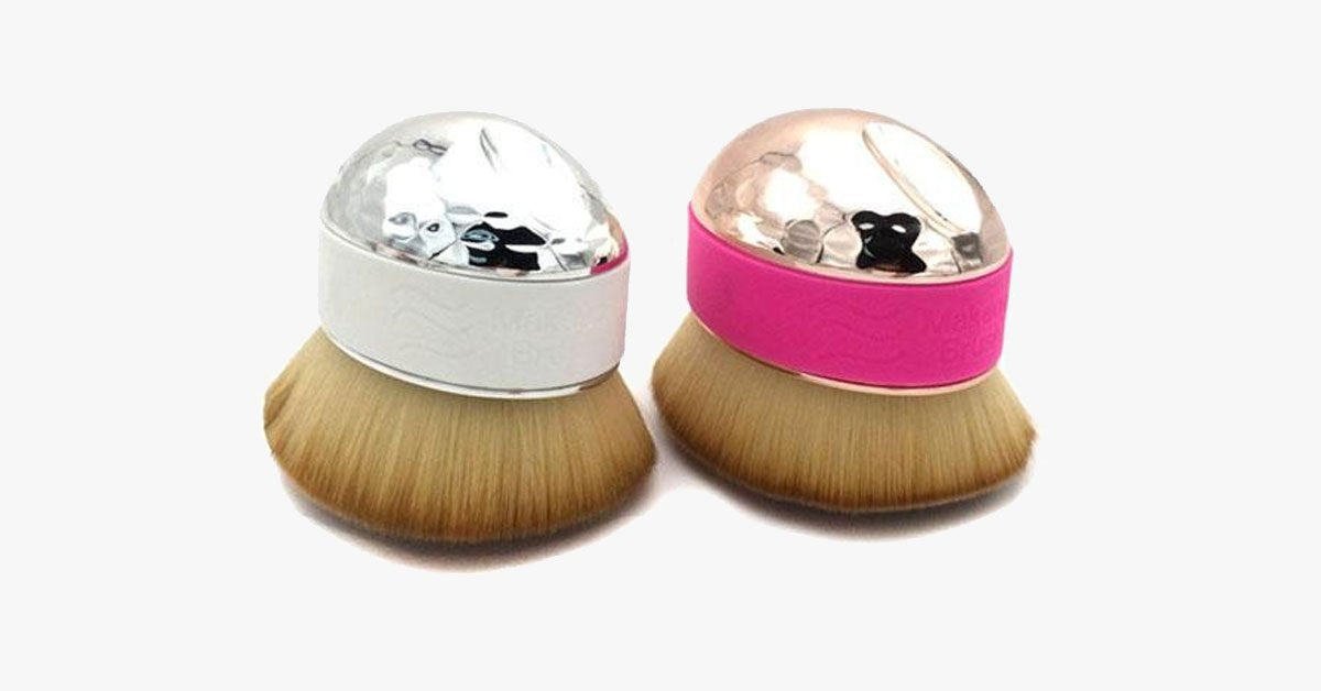 Skorter | Easy-to-use Palm Oval Brush for perfect blending of makeup