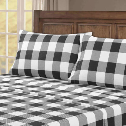 Skorter | 4-piece: Kathy Ireland 100% Turkish cotton flannel bedding