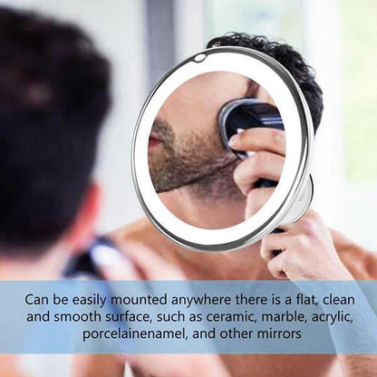 Skorter | 10x magnification LED illuminated makeup mirror