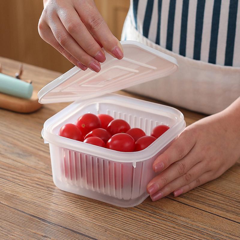 skorter | Transparent Double-Layer Sealed Storage Box