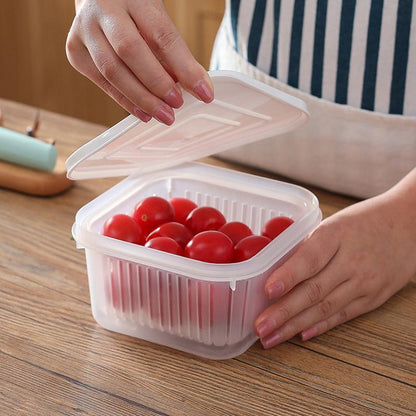skorter | Transparent Double-Layer Sealed Storage Box